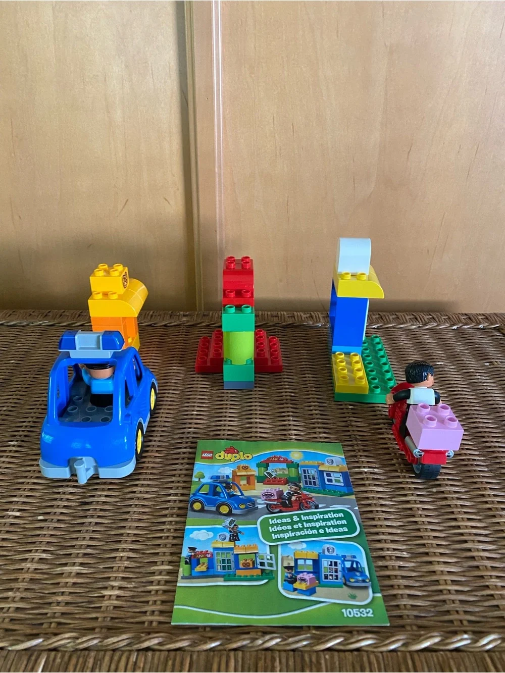 LEGO Duplo 10532 My First Police Set Incomplete w/ Instruction Manual